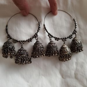 Blackmetal earrings